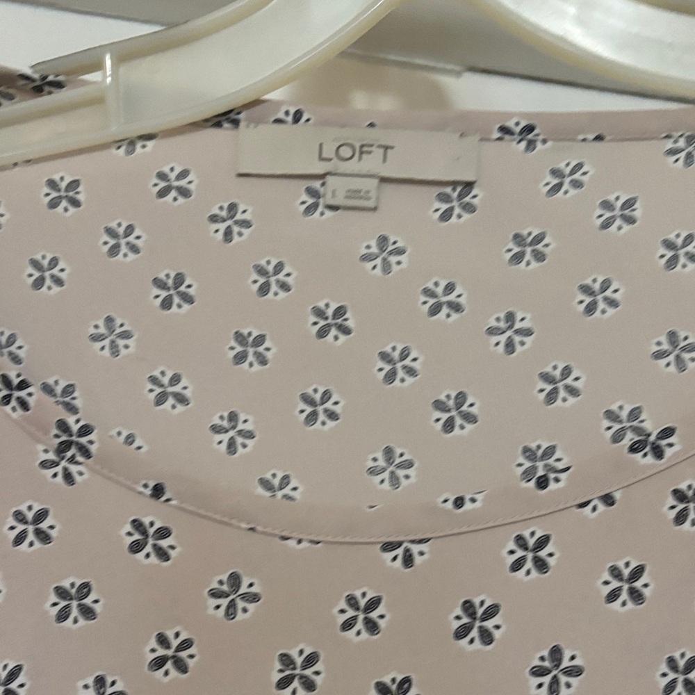Loft patterned  Long Sleeve Top - Picture 4 of 5